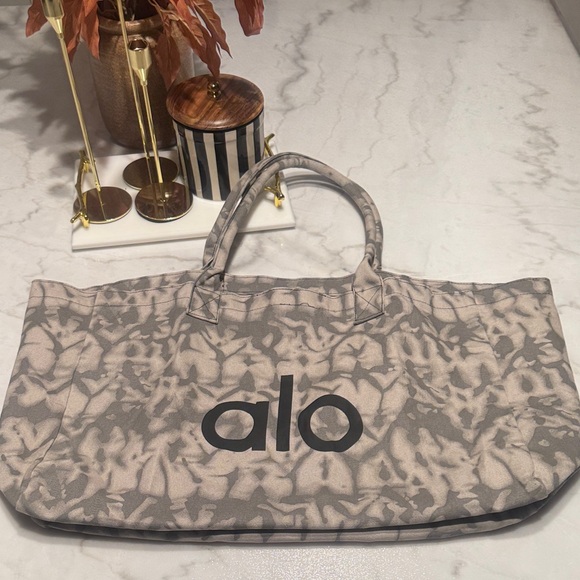 ALO Yoga Handbags - ALO Yoga Camouflage Gray Tote Bag